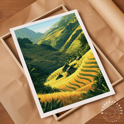 Mu Cang Chai travel poster – view 4