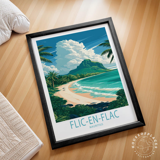 Flic-en-Flac travel poster – view 2