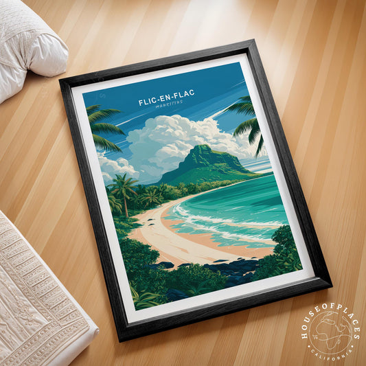 Flic-en-Flac travel poster – view 2