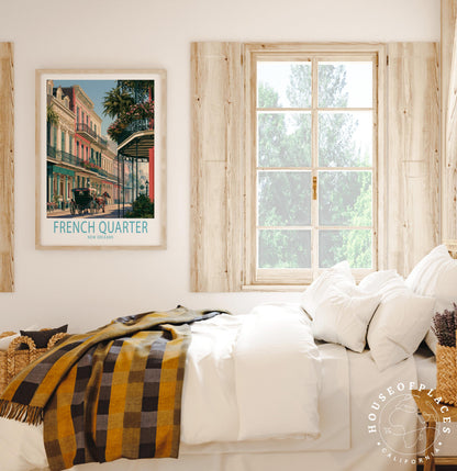French Quarter New Orleans travel poster – view 6