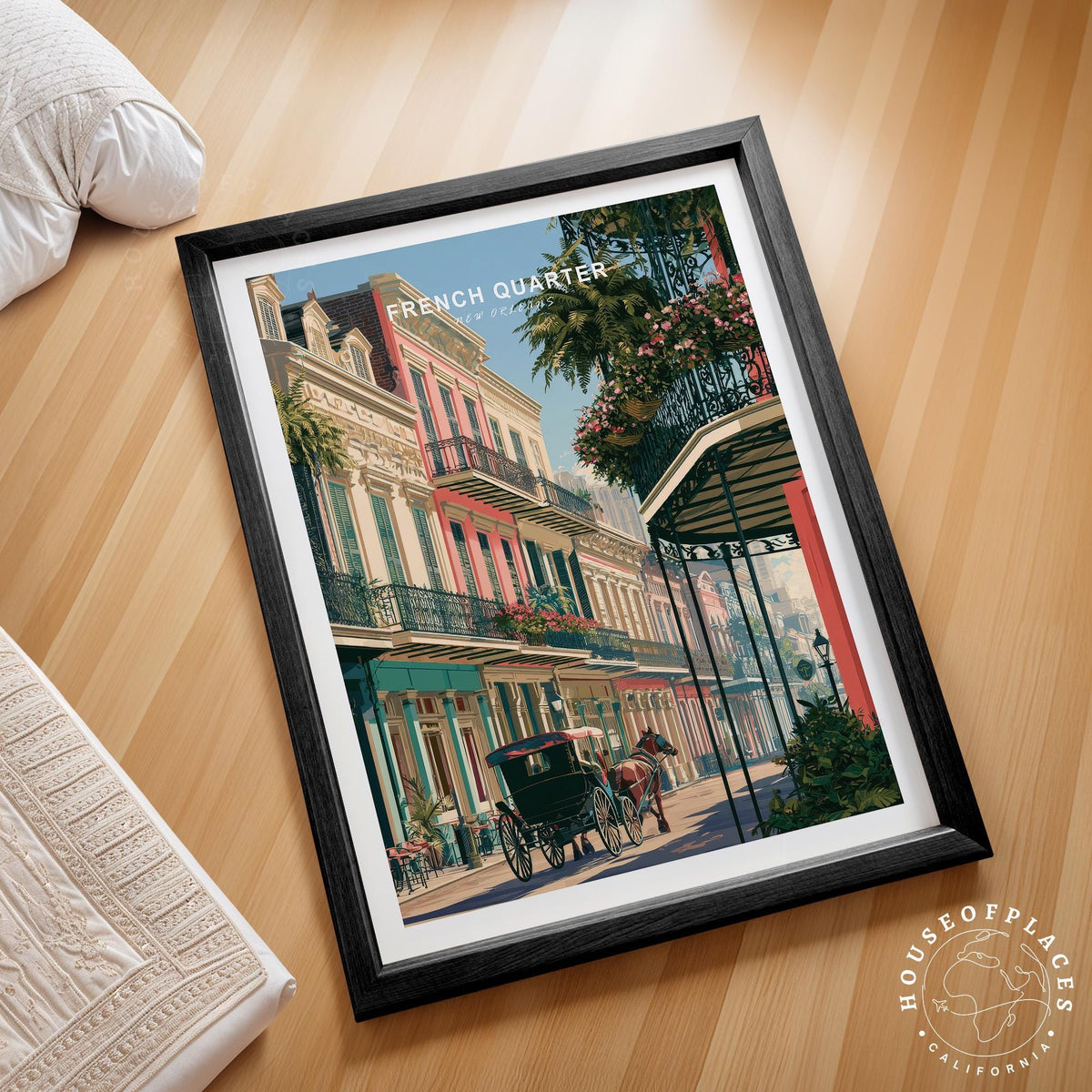 French Quarter travel poster – view 2