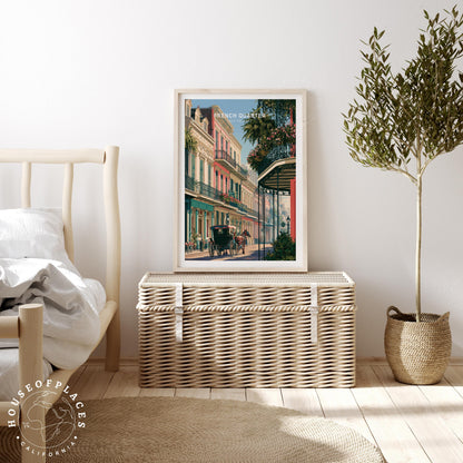 French Quarter travel poster – view 3