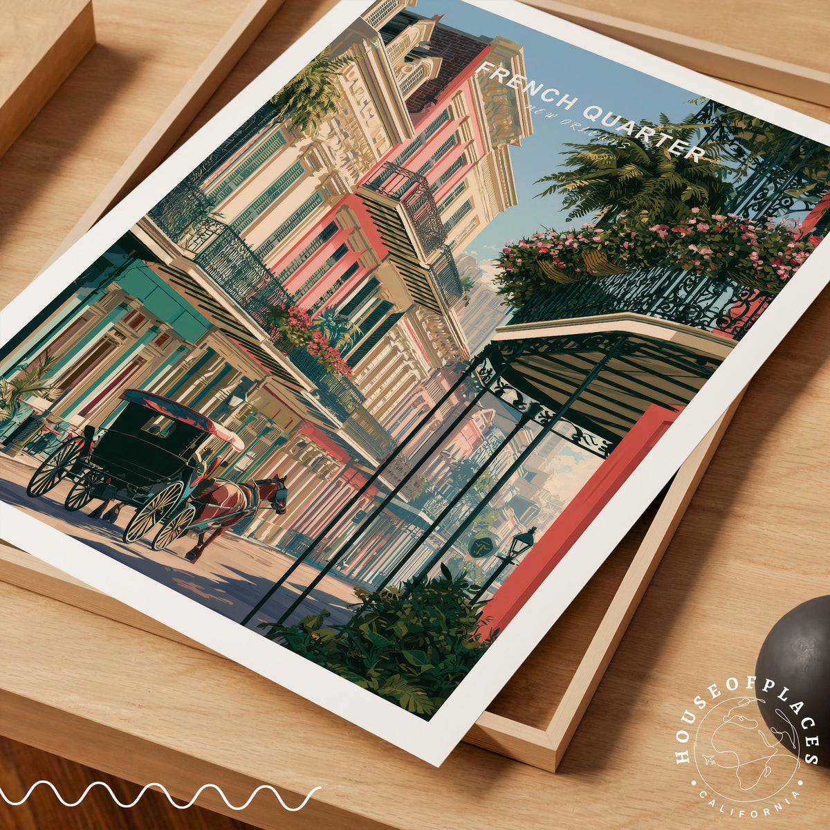 French Quarter travel poster – view 7