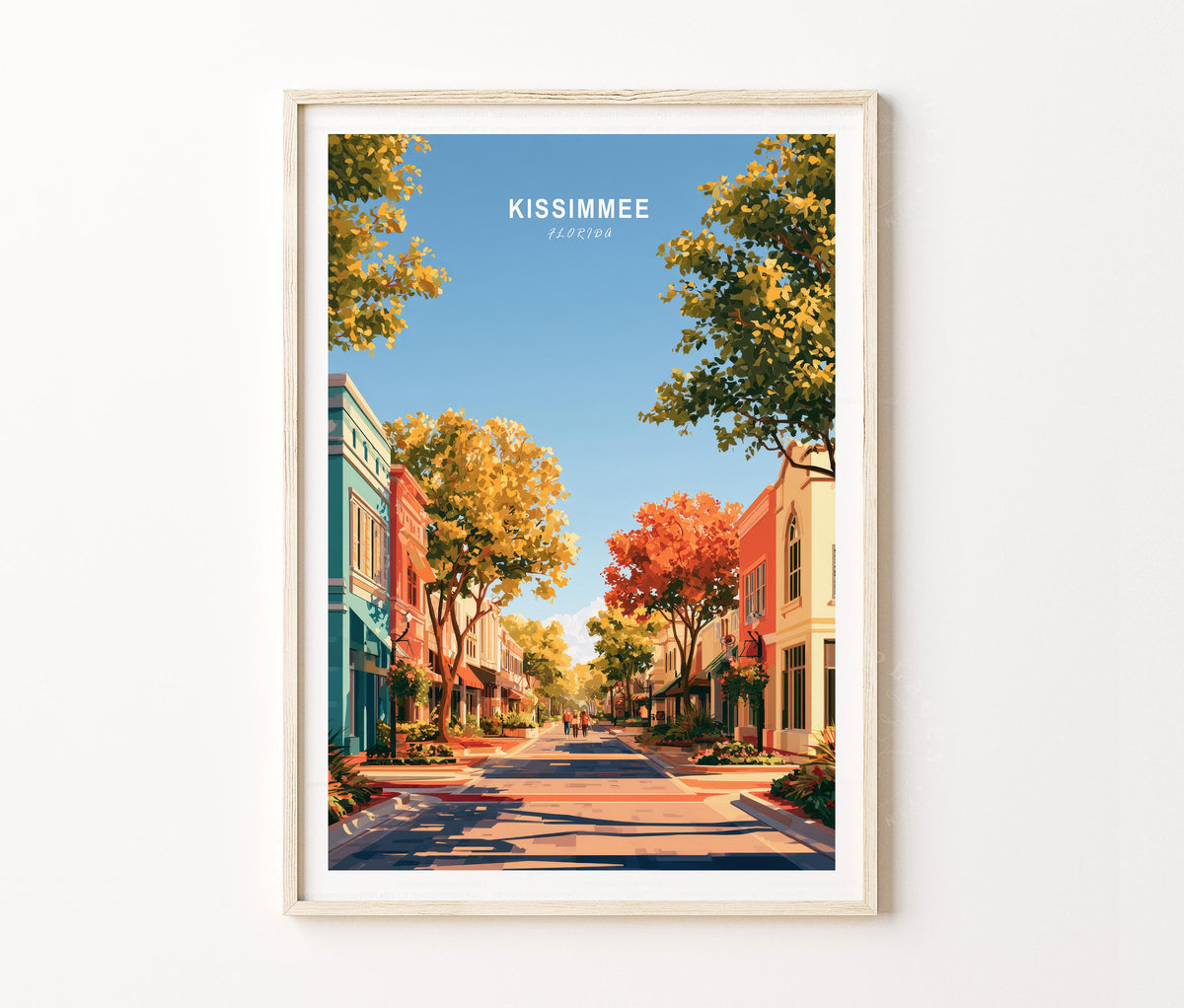 Kissimmee Travel Poster – Florida Wall Art Print