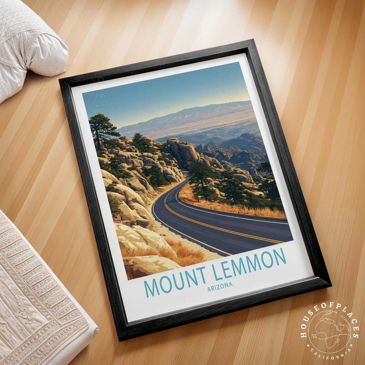 Mount Lemmon travel poster – view 2