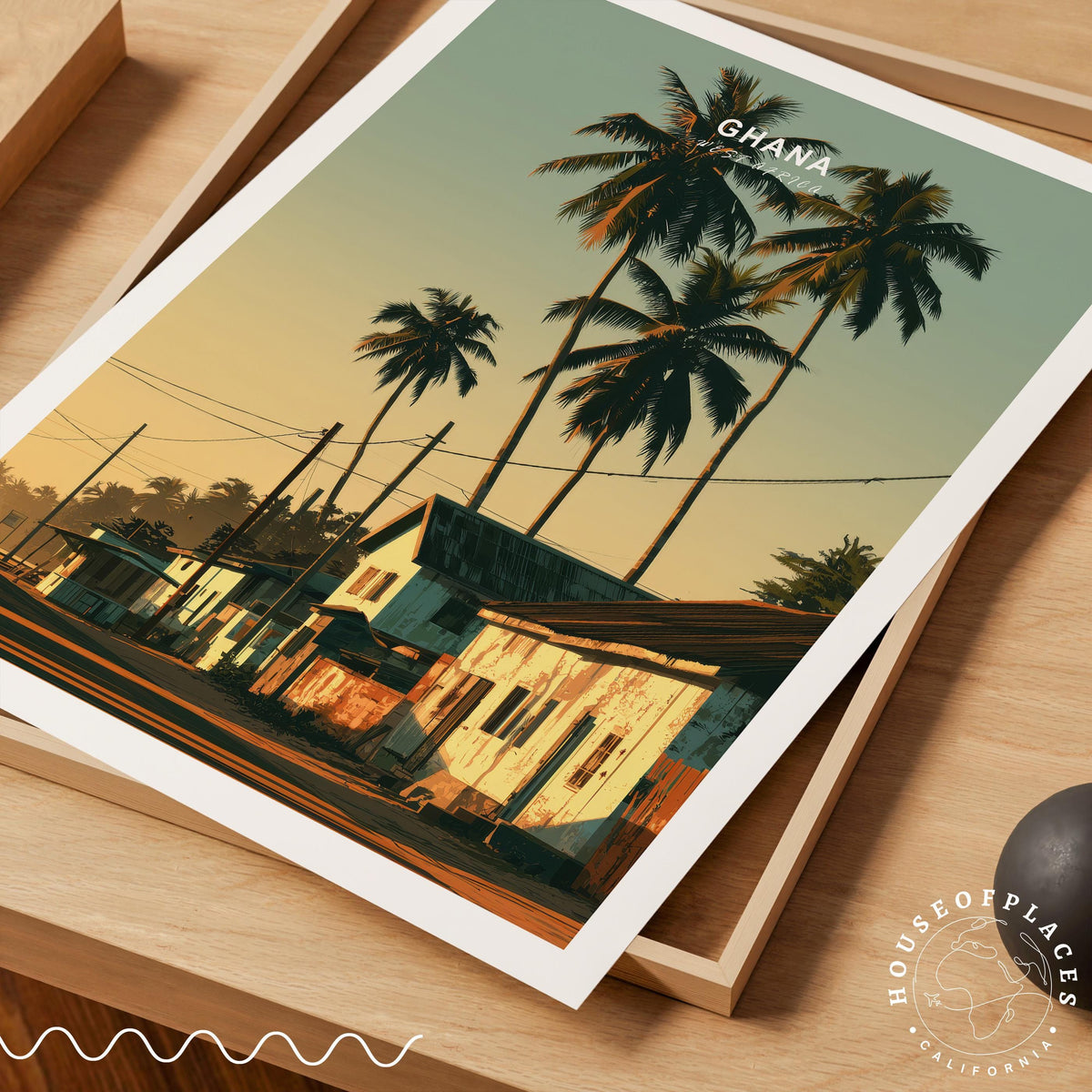 Ghana travel poster – view 7