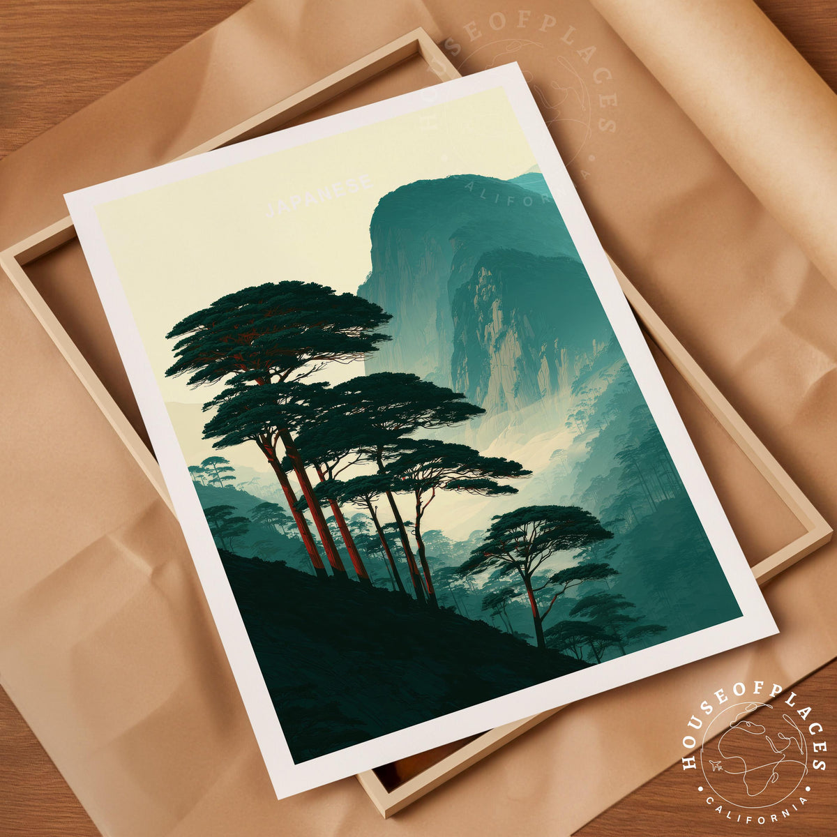 Japanese Pine travel poster – view 4
