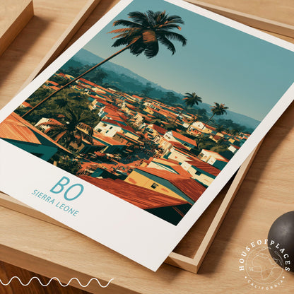 Bo Sierra Leone travel poster – view 8