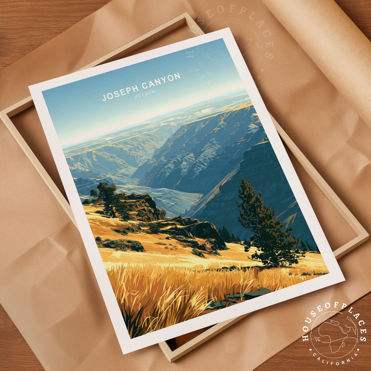 Joseph Canyon travel poster – view 4