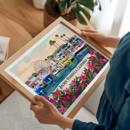 Balboa Peninsula travel poster – view 7