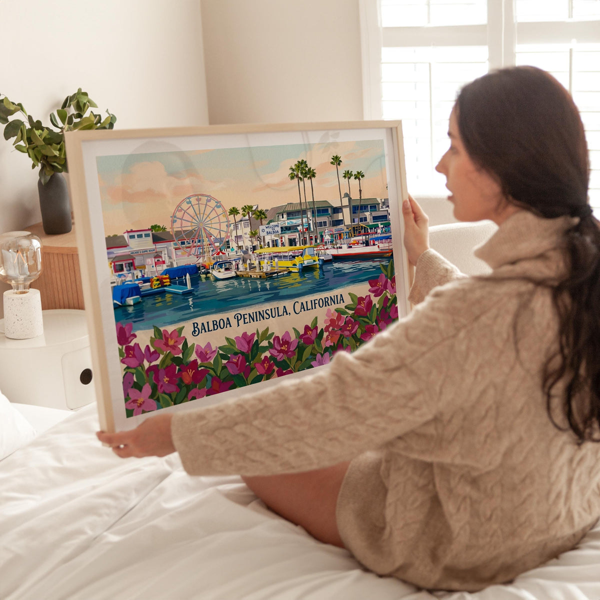 Balboa Peninsula travel poster – view 3