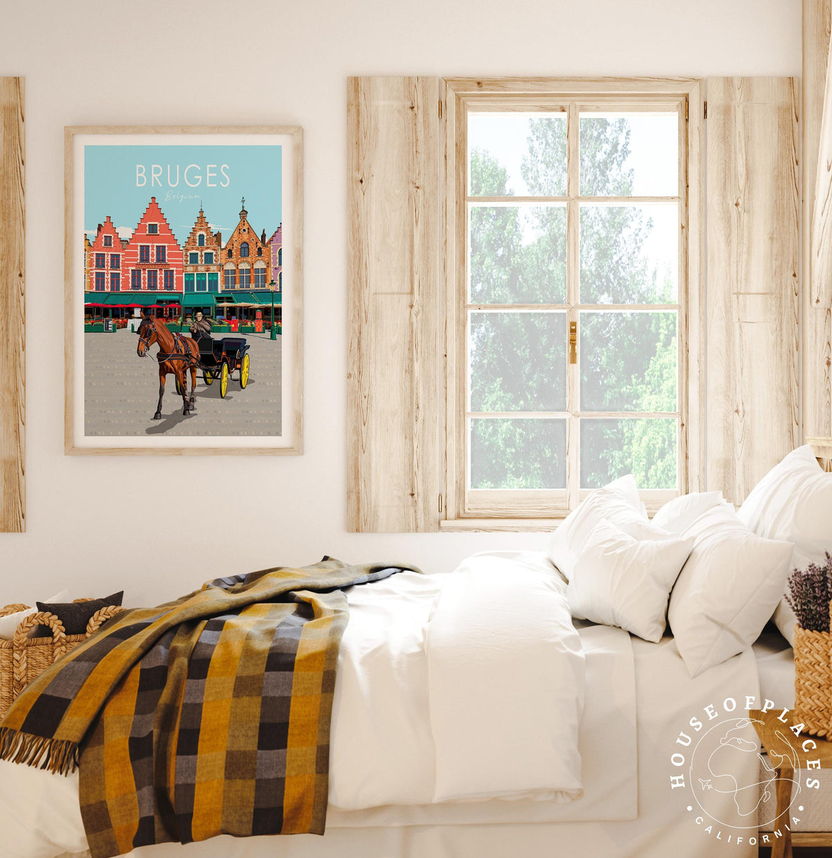 Bruges travel poster – view 6