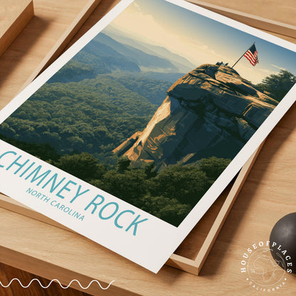Chimney Rock travel poster – view 7