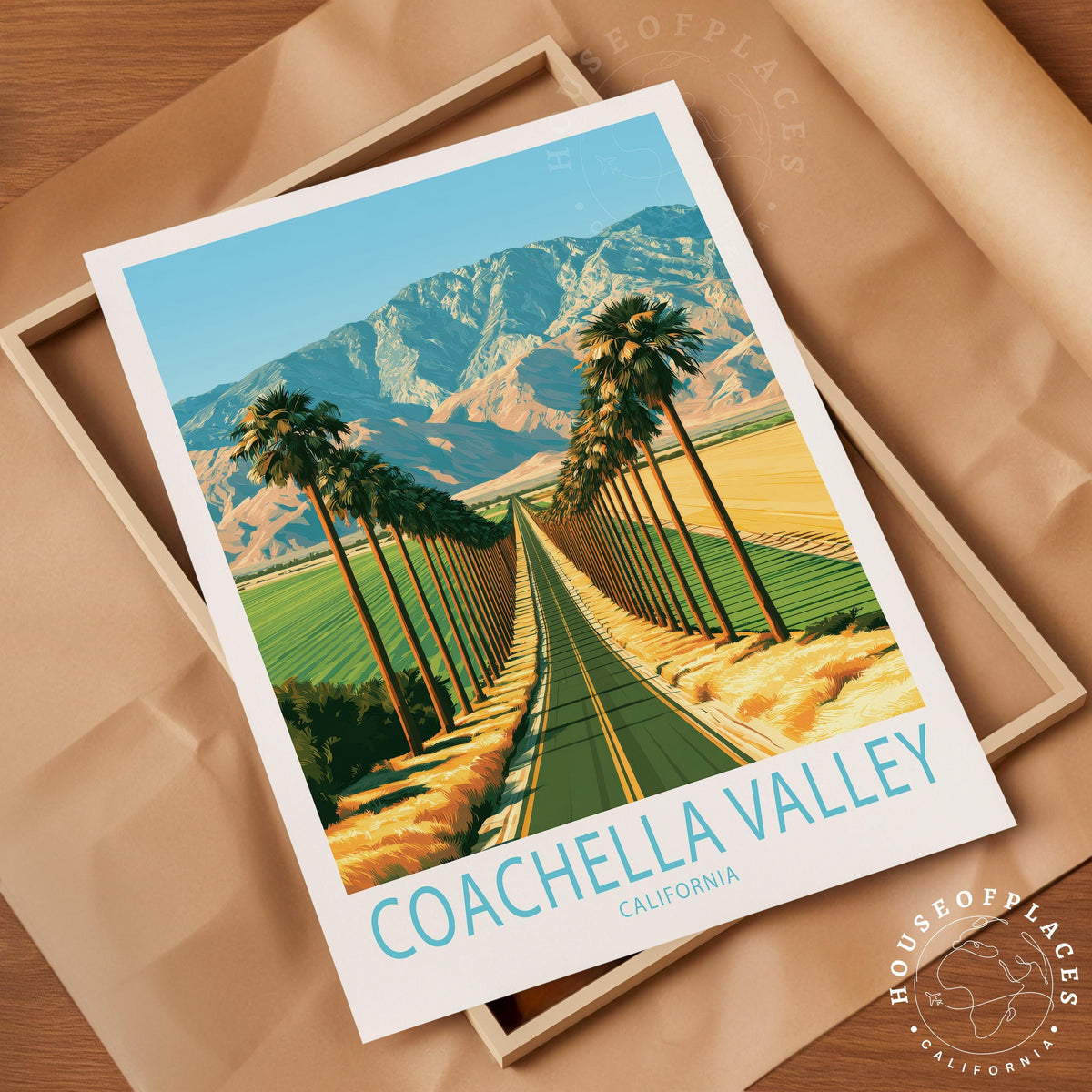 Coachella Valley travel poster – view 4