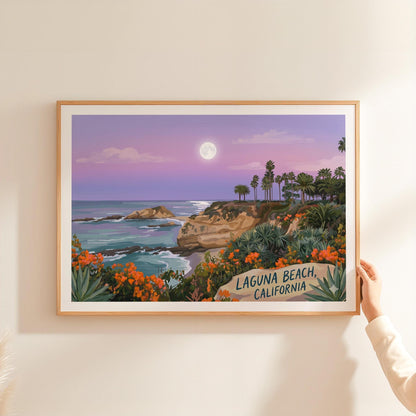 Laguna Beach travel poster – view 2