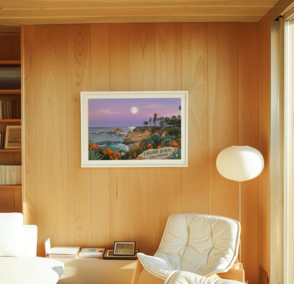 Laguna Beach travel poster – view 4