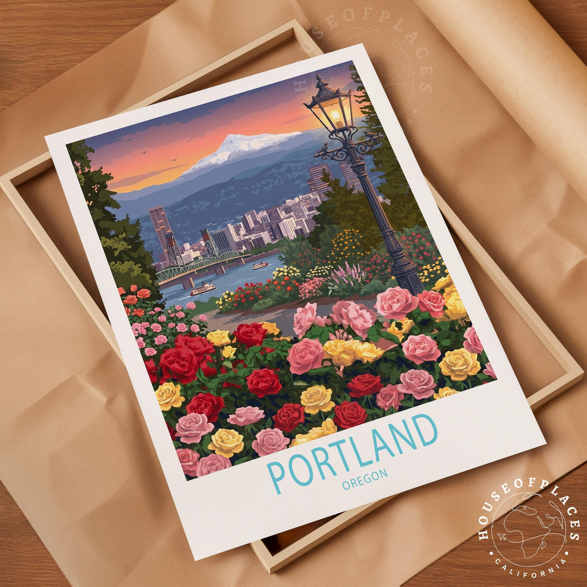 Portland travel poster – view 4