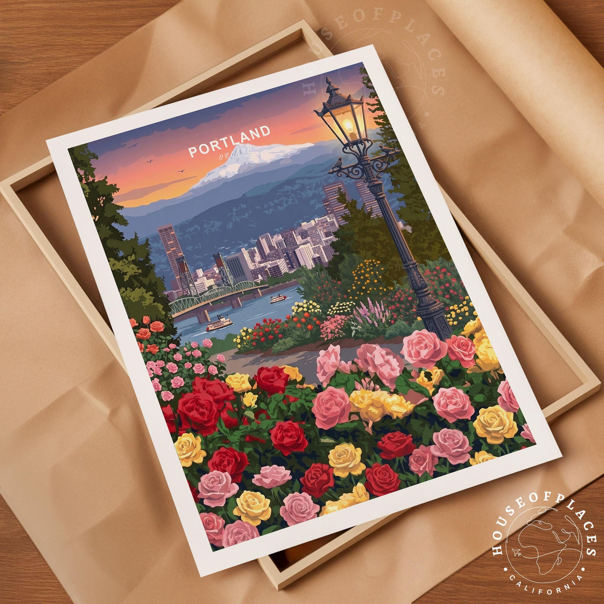 Portland travel poster – view 4