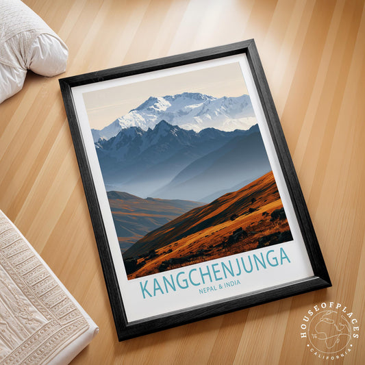 Kangchenjunga travel poster – view 2