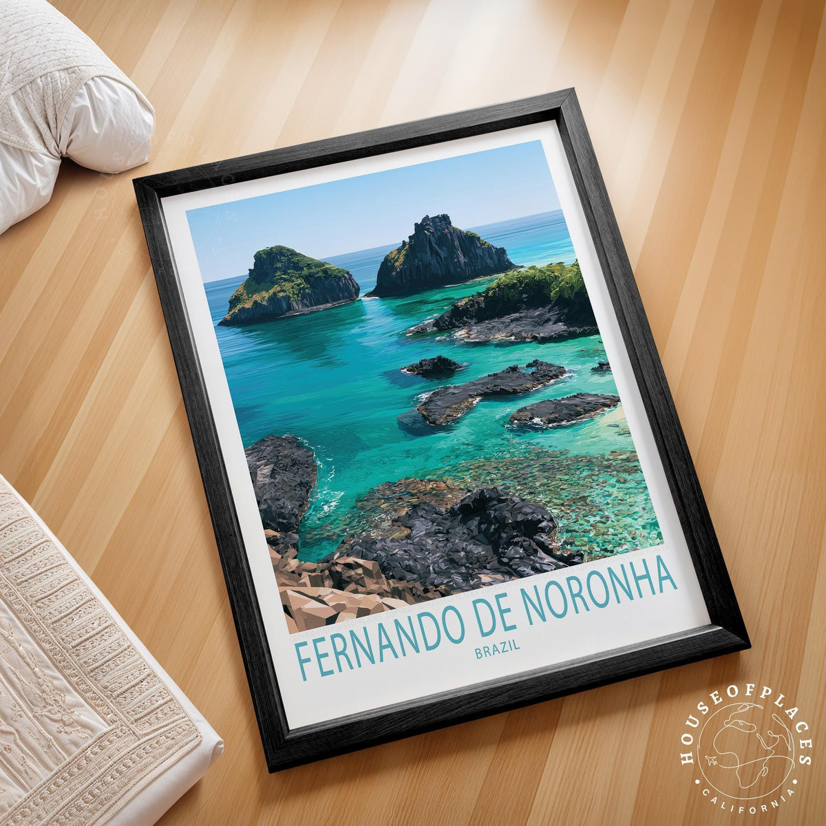Fernando de Noronha travel poster – view 2
