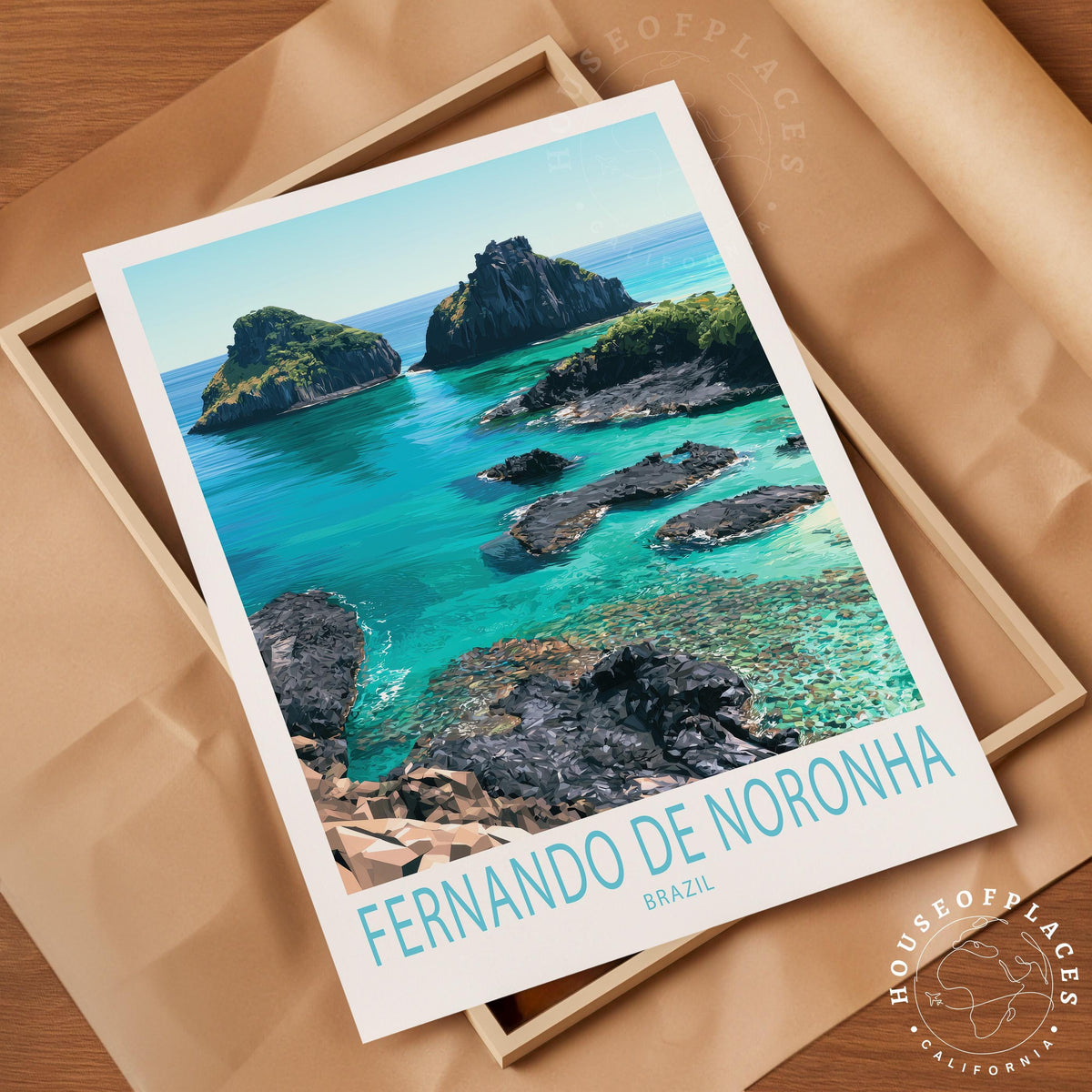 Fernando de Noronha travel poster – view 4