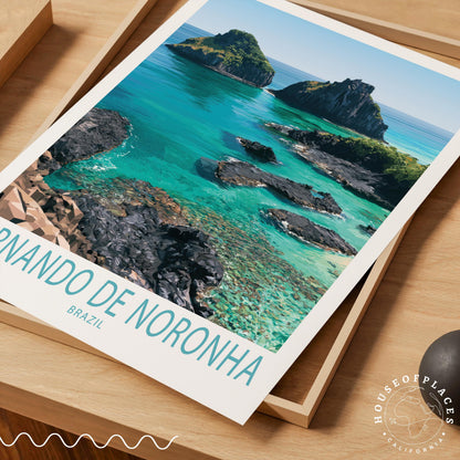 Fernando de Noronha travel poster – view 7