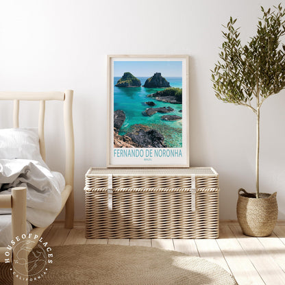 Fernando de Noronha travel poster – view 3