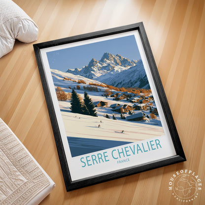 Serre Chevalier travel poster – view 2