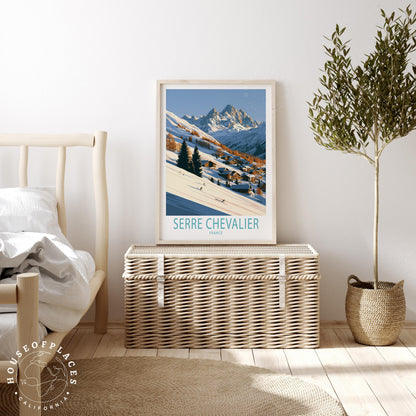 Serre Chevalier travel poster – view 3