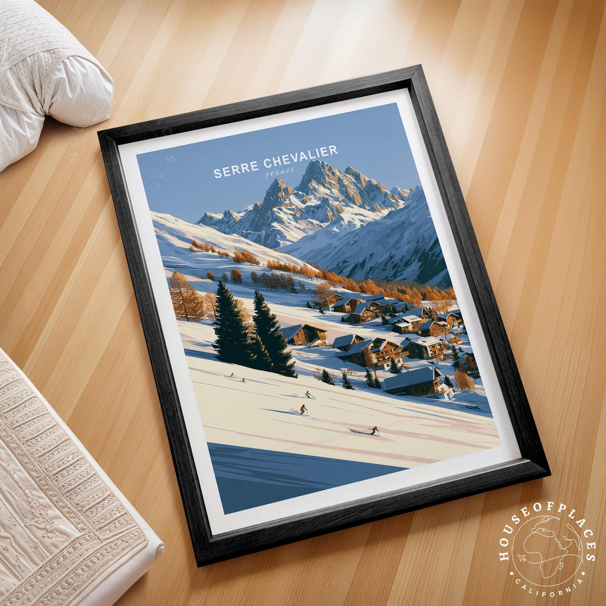 Serre Chevalier travel poster – view 2