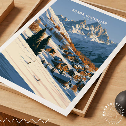 Serre Chevalier travel poster – view 7