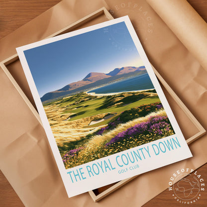 Royal County Down travel poster – view 4