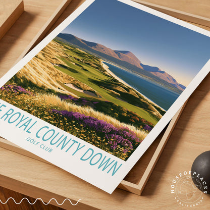 Royal County Down travel poster – view 8