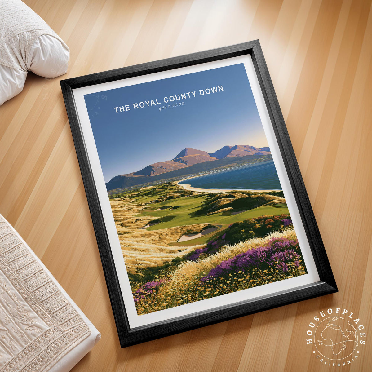 Royal County Down travel poster – view 2