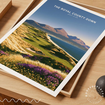 Royal County Down travel poster – view 7