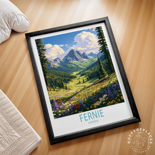 Fernie travel poster – view 2