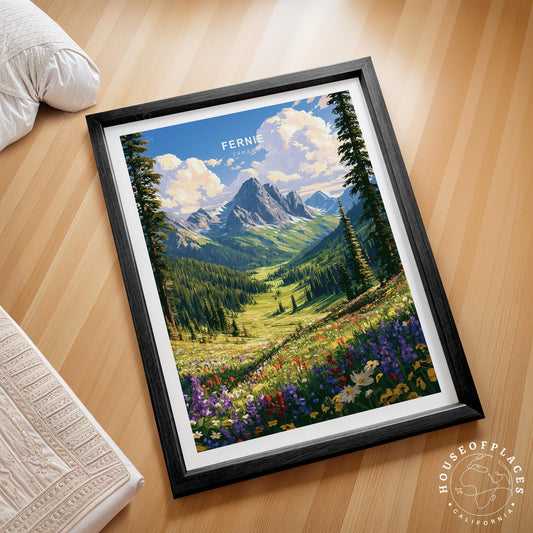 Fernie travel poster – view 2