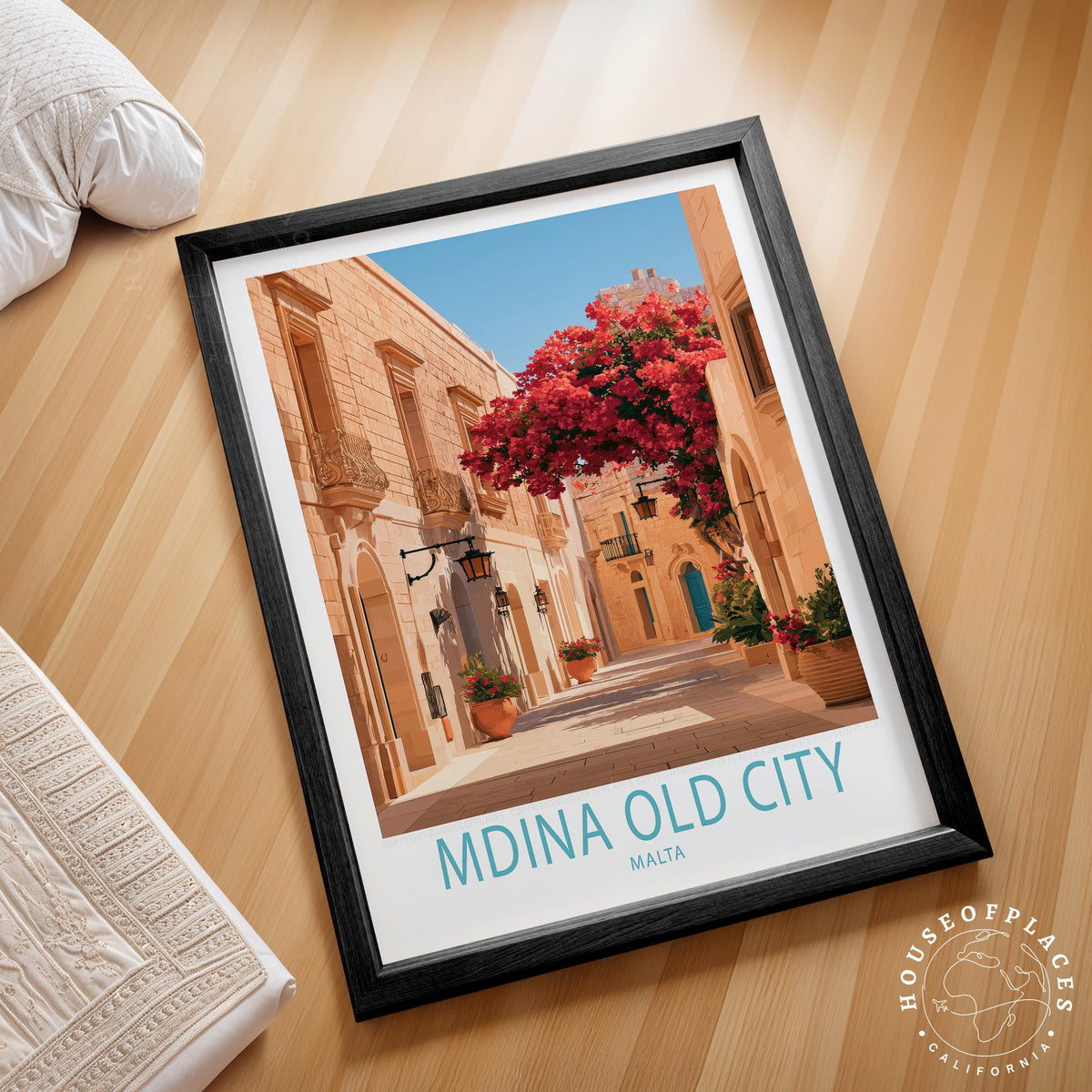 Mdina travel poster – view 2