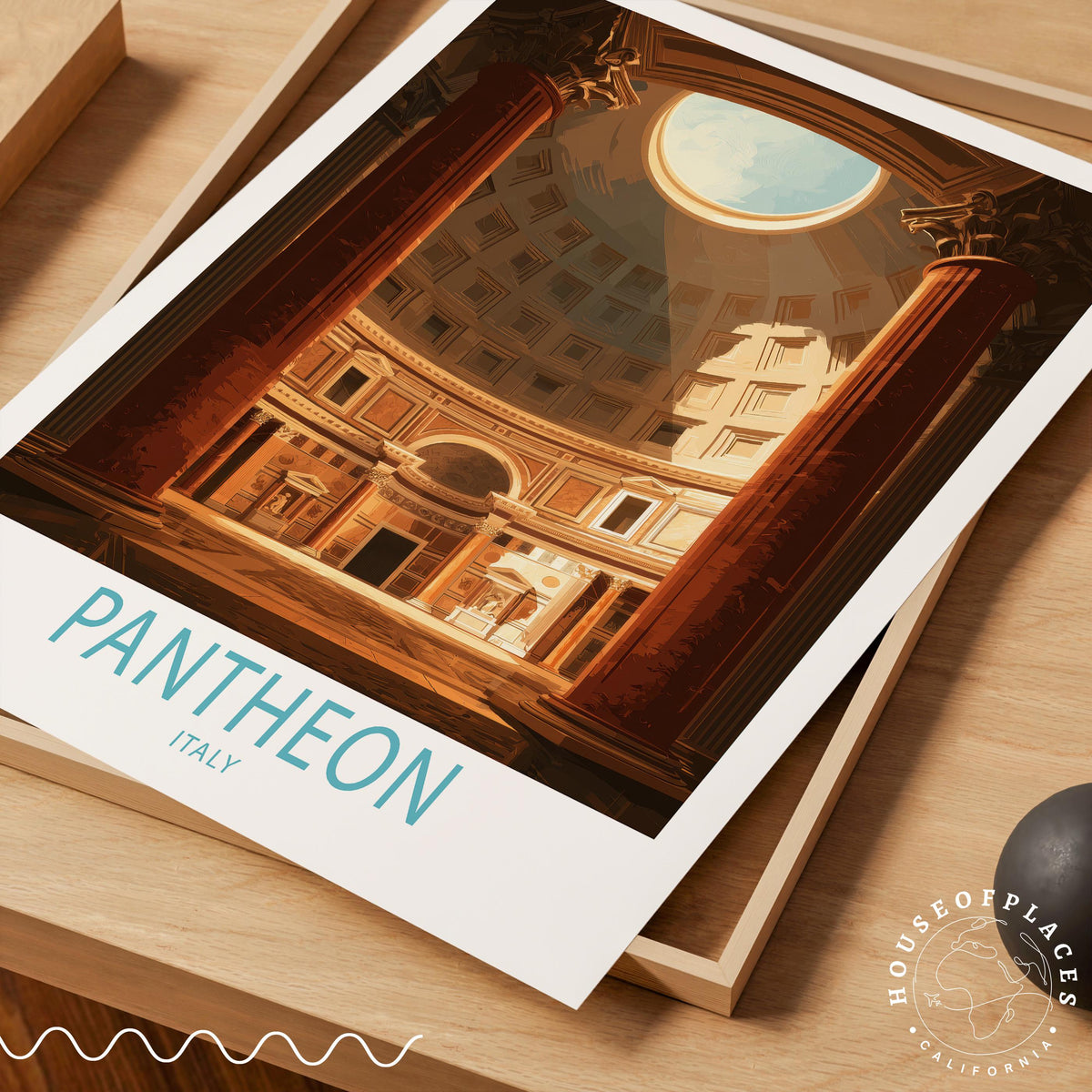 Pantheon Rome travel poster – view 7
