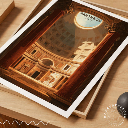 Pantheon travel poster – view 7