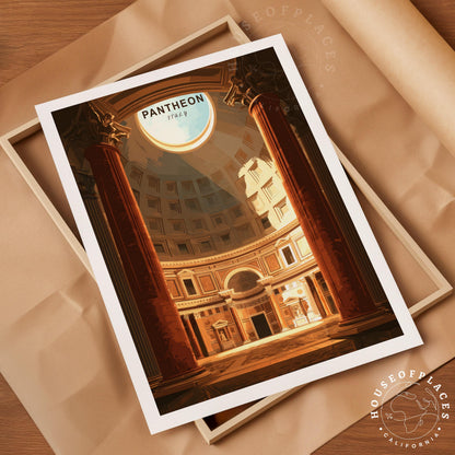 Pantheon travel poster – view 4