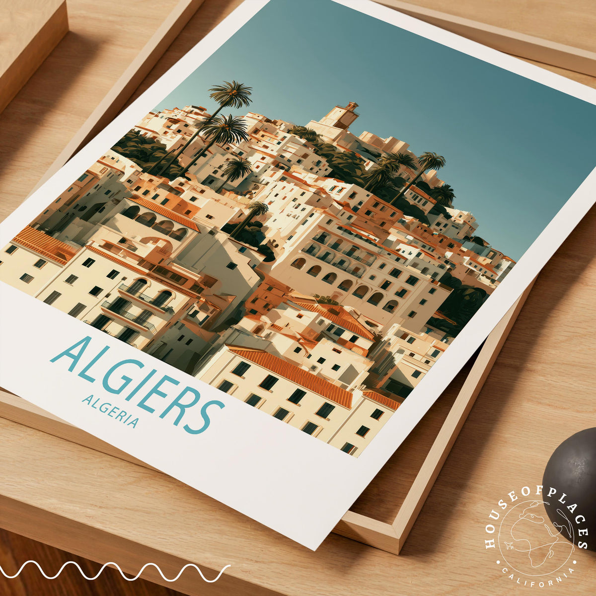 Algiers travel poster – view 7