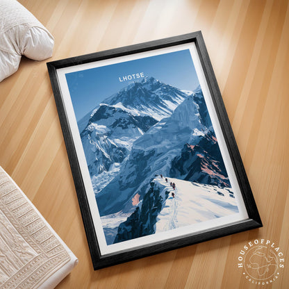 Lhotse Tibet travel poster – view 2