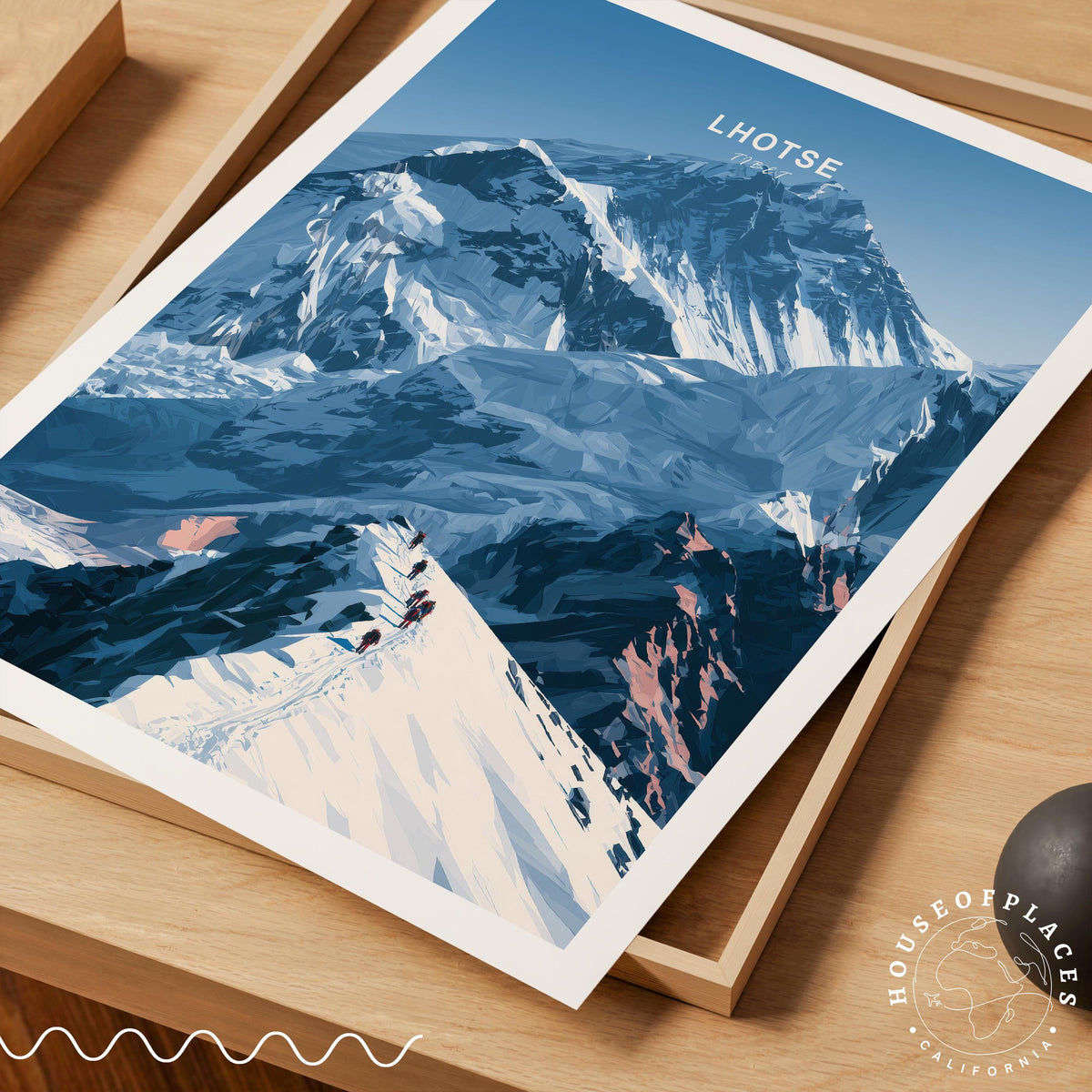 Lhotse Tibet travel poster – view 7