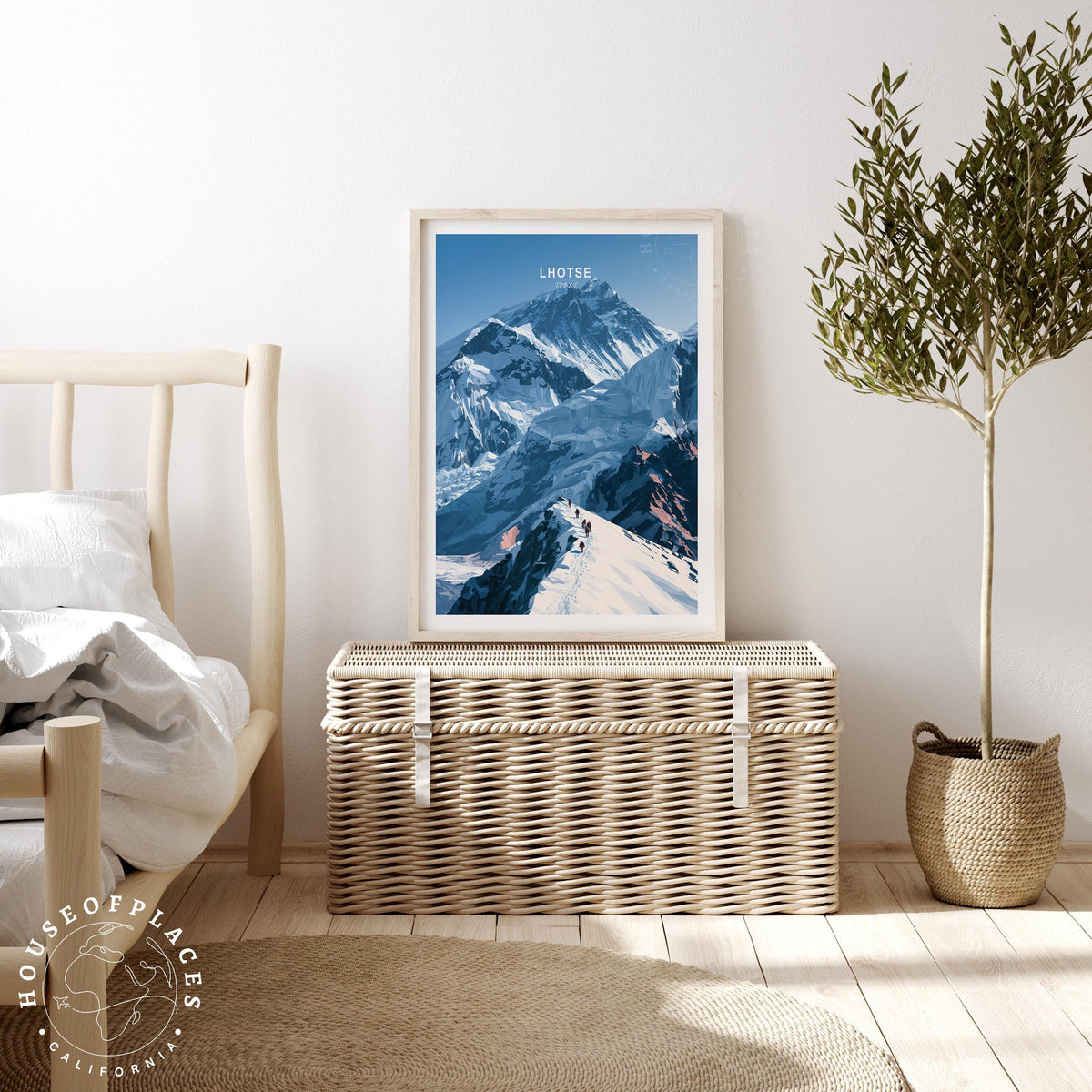 Lhotse Tibet travel poster – view 3