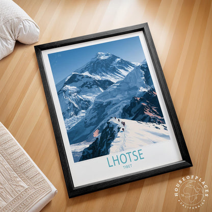 Lhotse Tibet travel poster – view 2