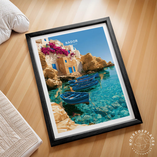 Nador travel poster – view 2