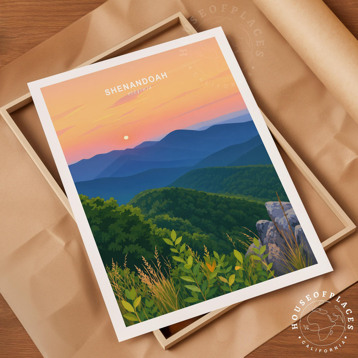Shenandoah travel poster – view 4