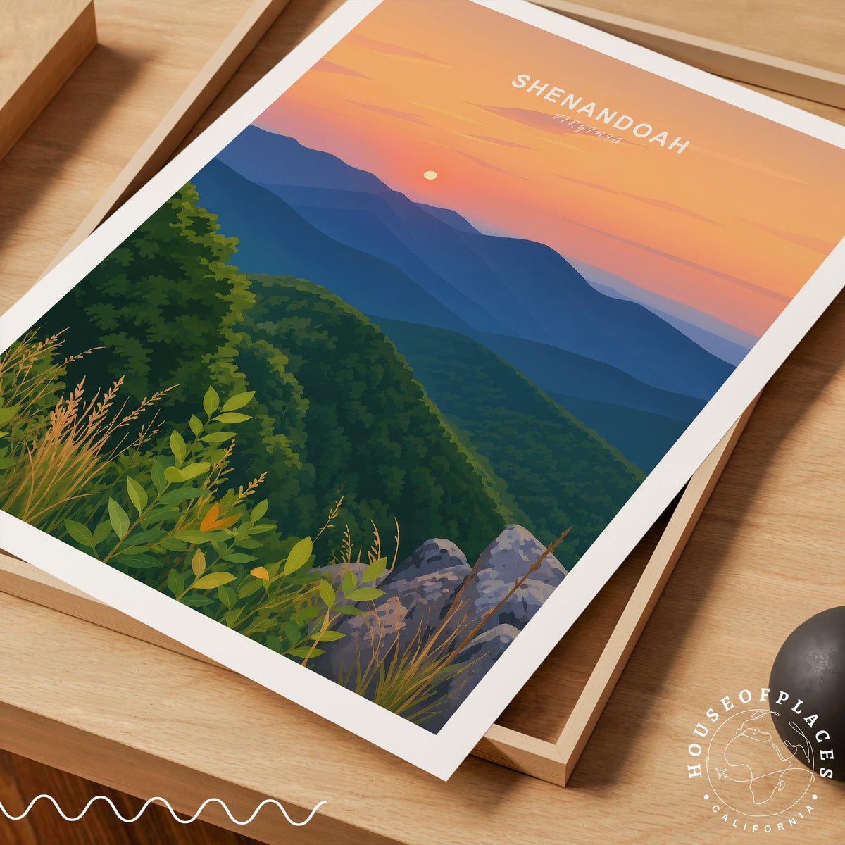 Shenandoah travel poster – view 7