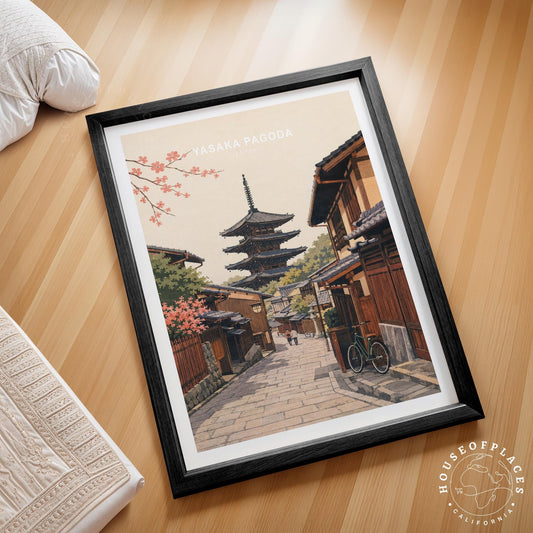 Yasaka Pagoda travel poster – view 2